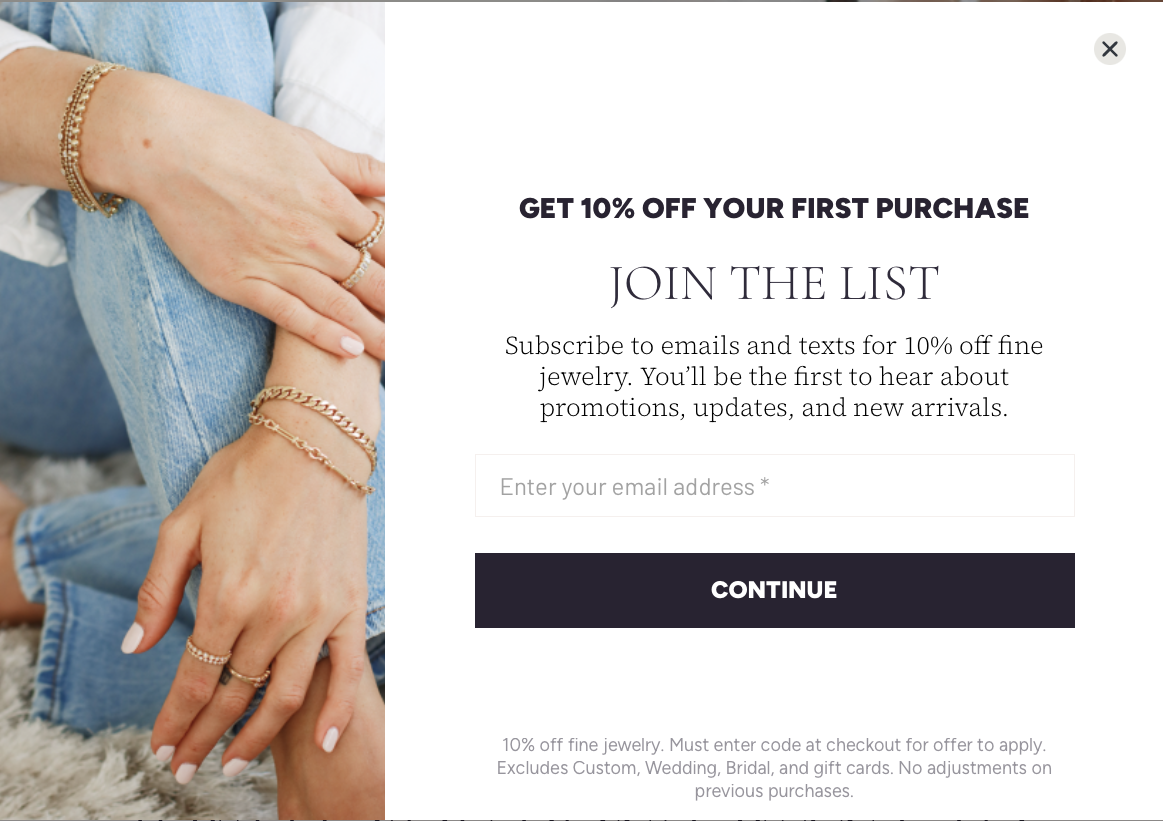 Email Marketing for Ecommerce Janet Heller Pop up